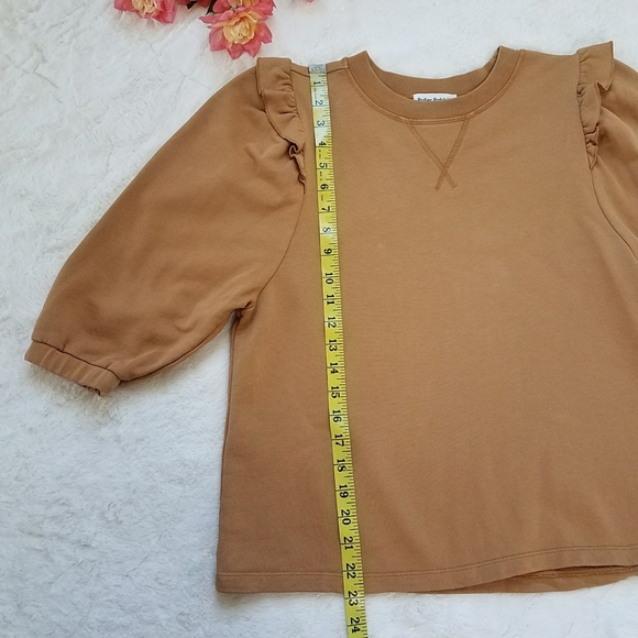 Roller Rabbit Cassia Sweatshirt in Coffee - Picture 4 of 7